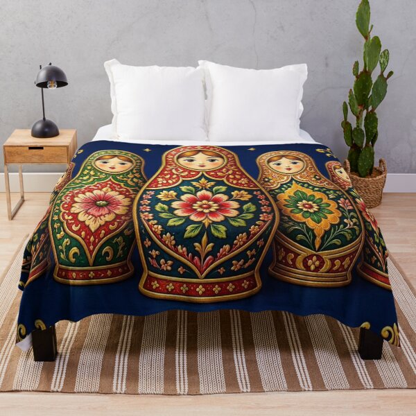 Item preview, Traditional Matryoshka Doll Crest Luxury Slavic Nesting Dolls designed and sold by Breezes-of-Ida.