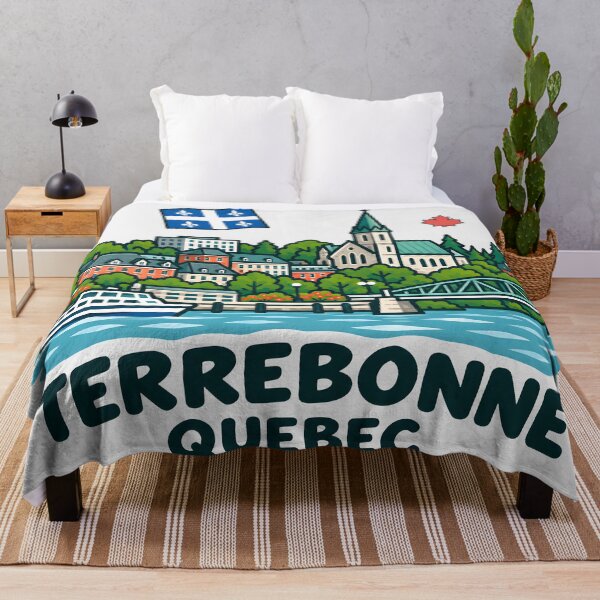 Item preview, Terrebonne Quebec Cute City designed and sold by HowToCanadian.