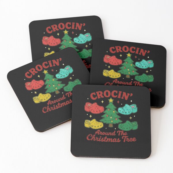 Item preview, Crocin Around The Christmas Tree Funny Clogs Shoes Holiday designed and sold by RonHeller.