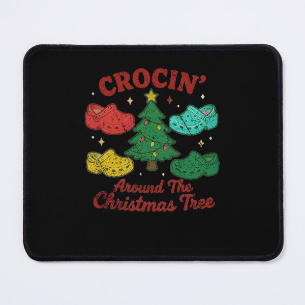Item preview, Crocin Around The Christmas Tree Funny Clogs Shoes Holiday designed and sold by RonHeller.
