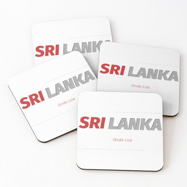 Item preview, Sri Lanka Surf Typography Poster designed and sold by OndaLiza.