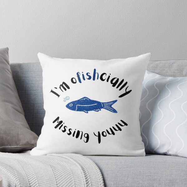 Item preview, oFISHcially Missing You Cute Fish Love Pun designed and sold by Feywishes.