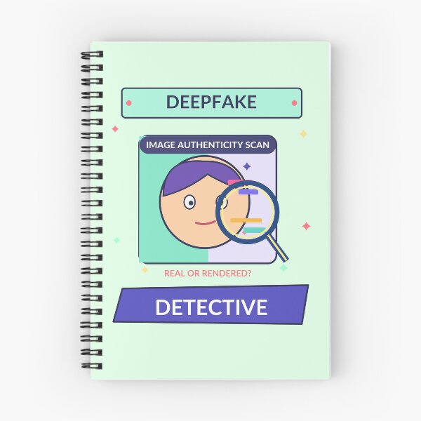 Item preview, Deepfake Detective - Real or Rendered AI Detection Humor designed and sold by Ink and Wink.