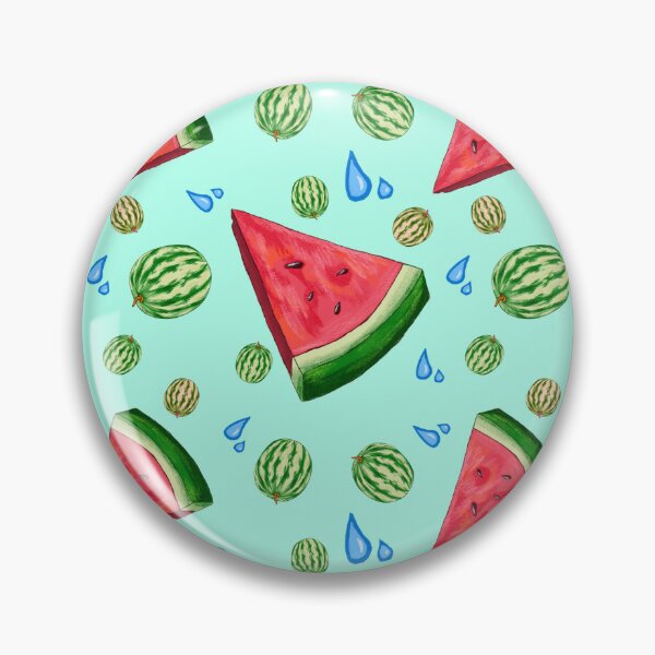 Item preview, Refreshing Watermelon Slices and Whole Fruit Seamless Pattern designed and sold by artmakac.