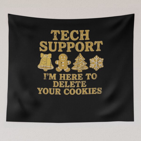 Item preview, Christmas Tech Support Here To Delete Cookies Xmas Men Women designed and sold by RonHeller.