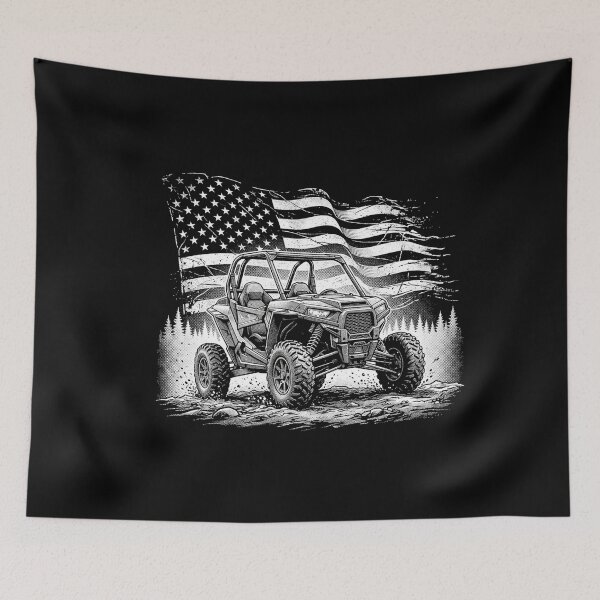 Item preview, SXS UTX Off Road USA American Flag  designed and sold by dudelinart.