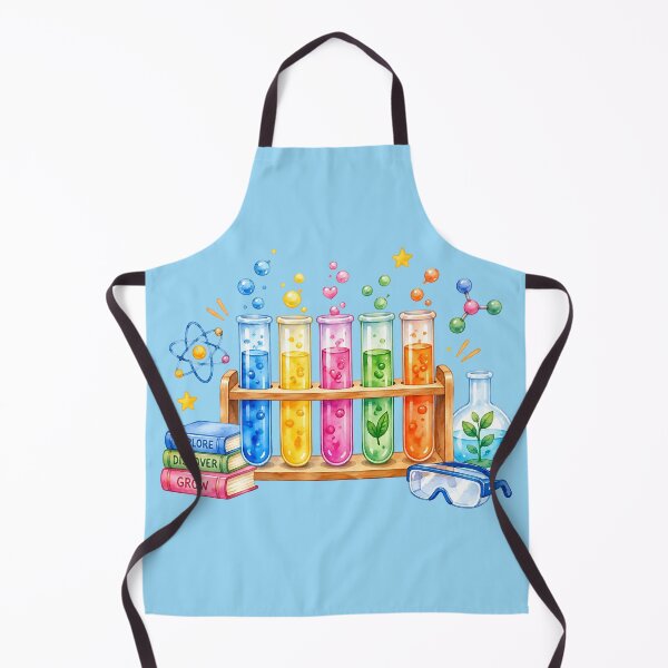 Item preview, Explore Discover Grow Science - Watercolor Chemistry Lab Art designed and sold by GrinGalore.
