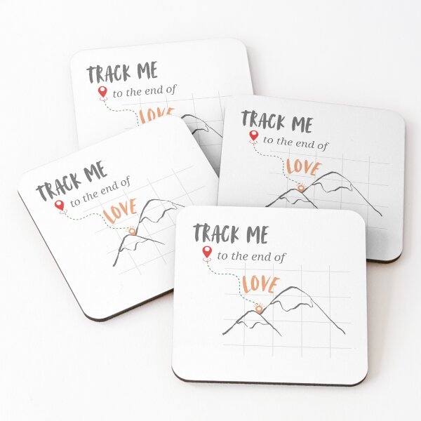 Item preview, Track Me to the End of Love designed and sold by EntangledRhyme.
