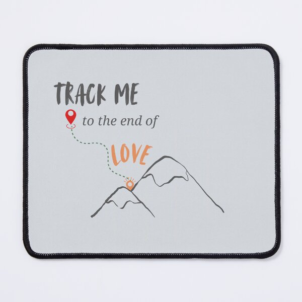 Item preview, Track Me to the End of Love designed and sold by EntangledRhyme.