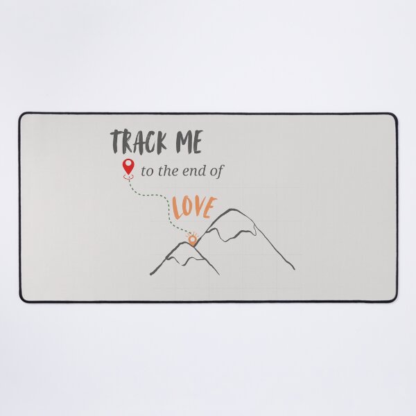 Item preview, Track Me to the End of Love designed and sold by EntangledRhyme.