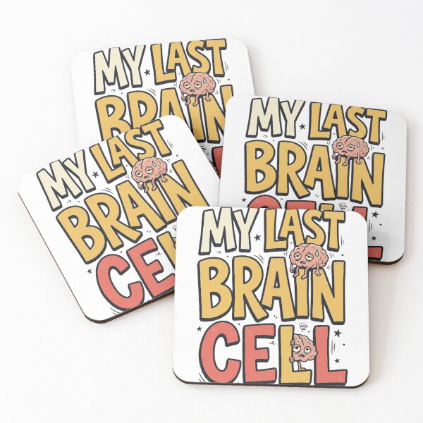 Item preview, My Last Brain Cell Exhausted Retro Cartoon designed and sold by mood-draftsman.