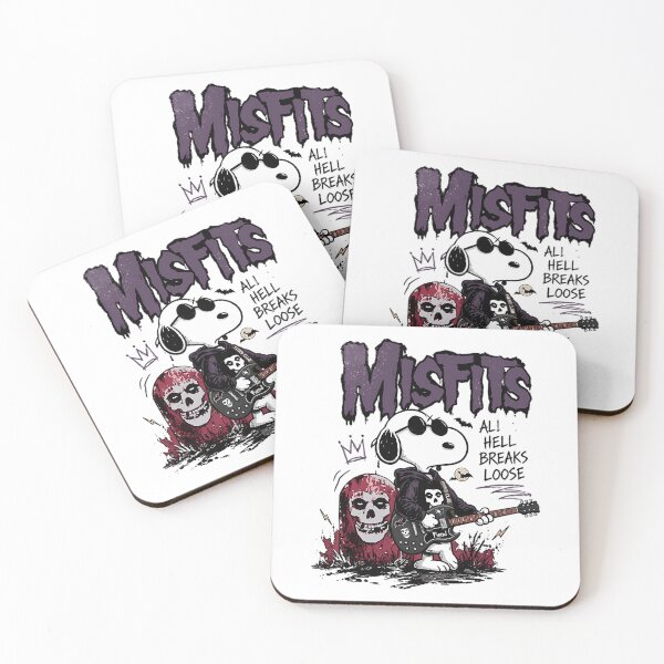 Item preview, Misfits Snoopy All Hell Breaks Loose, misfits band designed and sold by HadleySanfor.