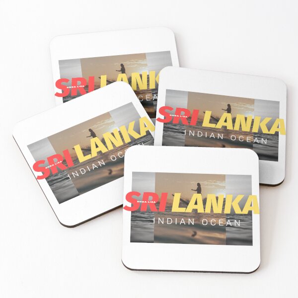 Item preview, Sri Lanka Indian Ocean Sunset Surfer Poster designed and sold by OndaLiza.