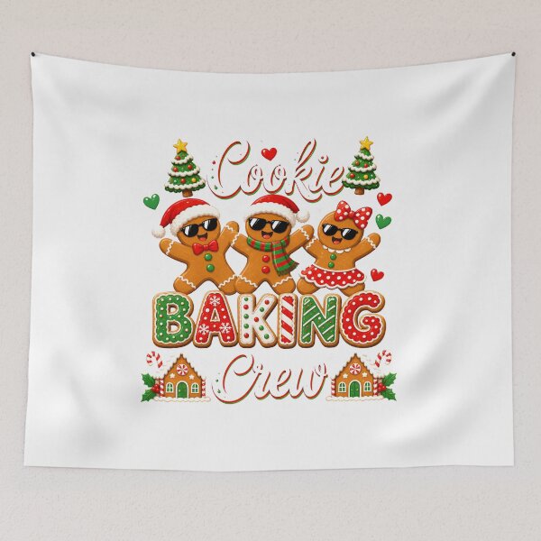 Item preview, Cookie Baking Crew Funny Gingerbread Men Women Christmas Team designed and sold by noctivaganta.