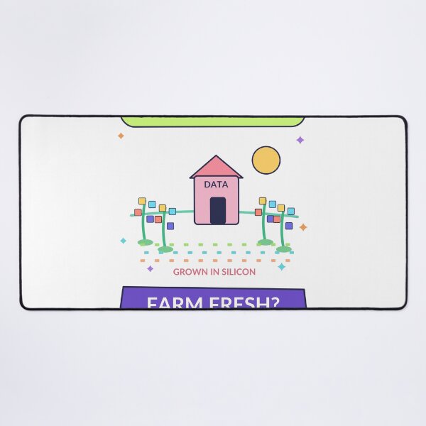 Item preview, Synthetic Data Farm Fresh - Funny AI Training Data Humor designed and sold by Ink and Wink.