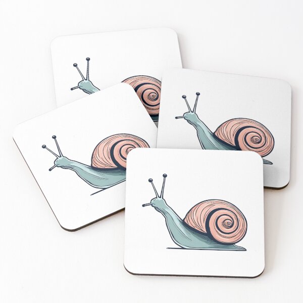 Item preview, Snail - Simple Flat Illustration designed and sold by Hidamari's SHOP.