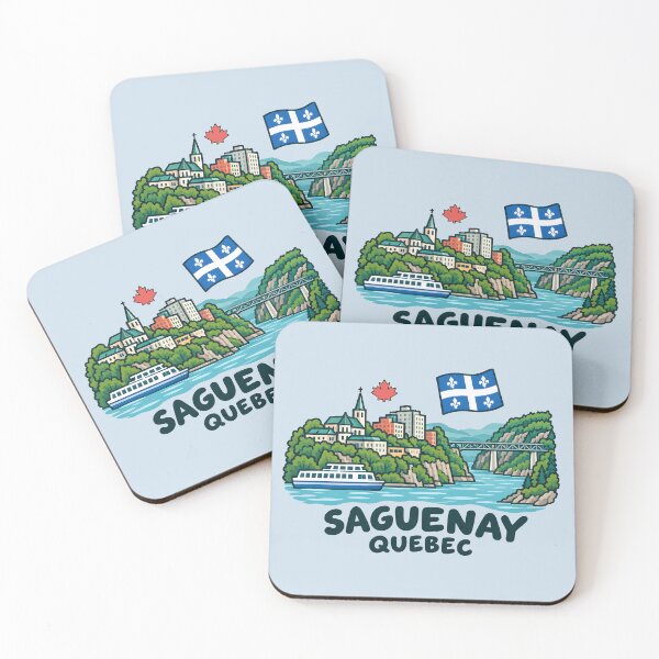 Item preview, Saguenay Quebec Cute City designed and sold by HowToCanadian.