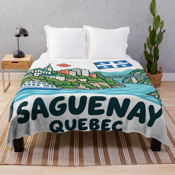 Item preview, Saguenay Quebec Cute City designed and sold by HowToCanadian.