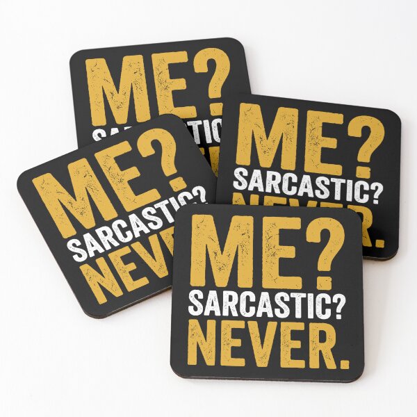 Item preview, Me? Sarcstic? Never. Funny Sarcasm Humor Witty Personality designed and sold by Hernisemok.