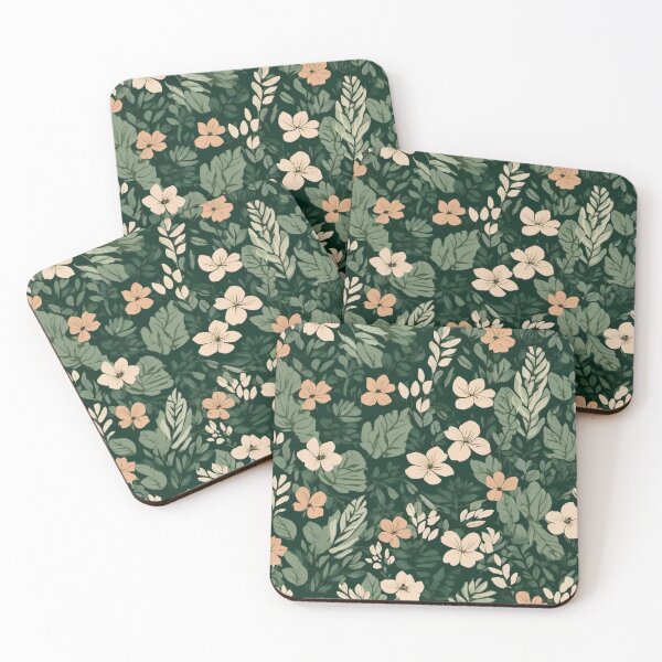 Item preview, Forest at Sunset - Seamless Botanical Pattern designed and sold by Hidamari's SHOP.