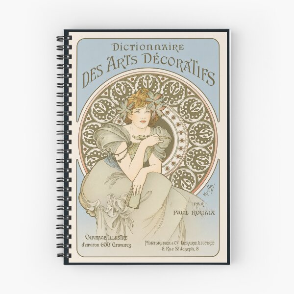 Item preview, Dictionnaire des Arts Decoratifs Mucha 1902 designed and sold by artofuniverse.