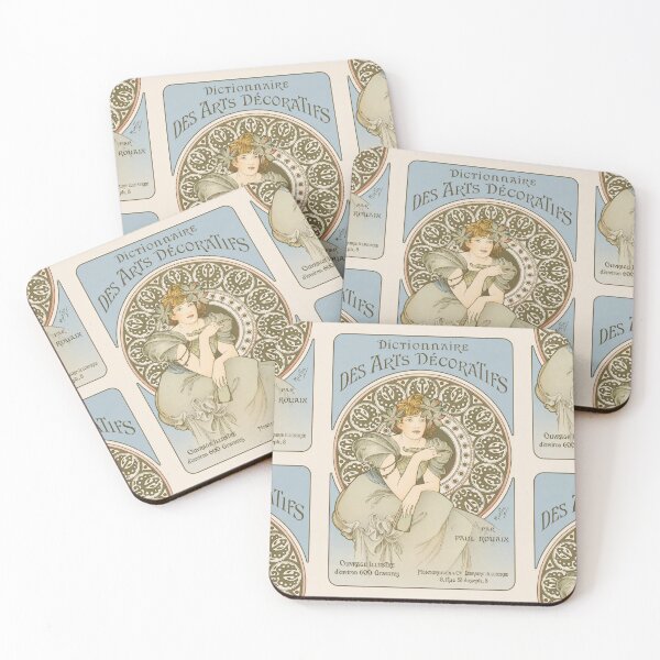 Item preview, Dictionnaire des Arts Decoratifs Mucha 1902 designed and sold by artofuniverse.