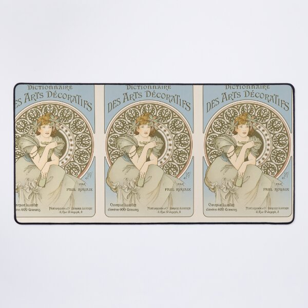 Item preview, Dictionnaire des Arts Decoratifs Mucha 1902 designed and sold by artofuniverse.