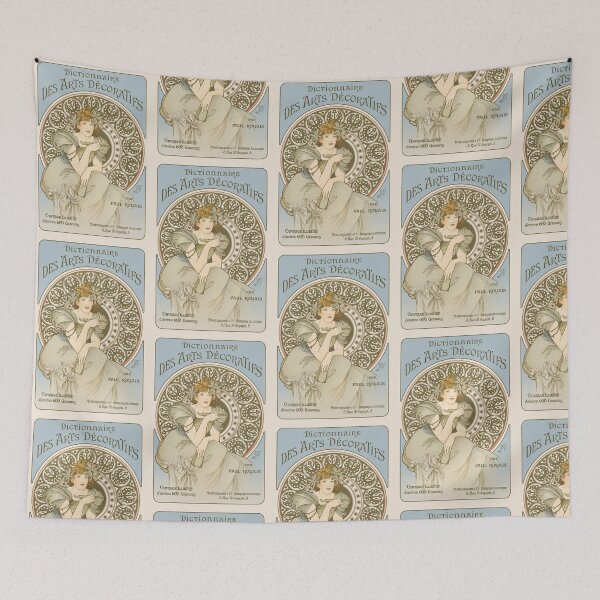 Item preview, Dictionnaire des Arts Decoratifs Mucha 1902 designed and sold by artofuniverse.