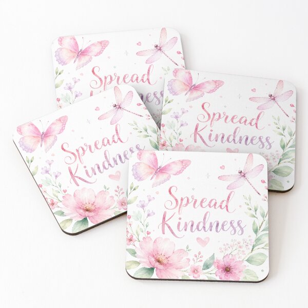 Item preview, Spread Kindness Floral Butterfly Watercolor Design designed and sold by Zsgallery27.