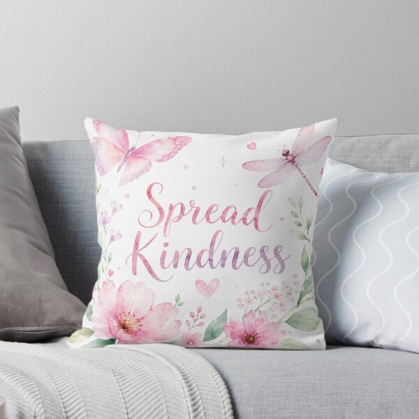 Item preview, Spread Kindness Floral Butterfly Watercolor Design designed and sold by Zsgallery27.