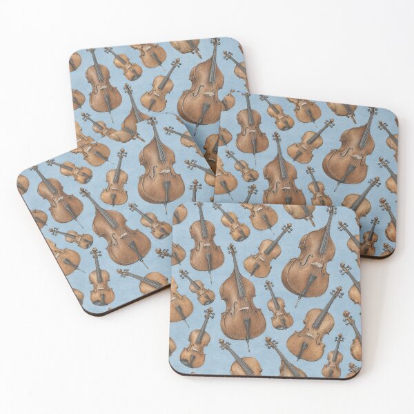 Item preview, Vintage String Instruments Pattern designed and sold by frumixart.