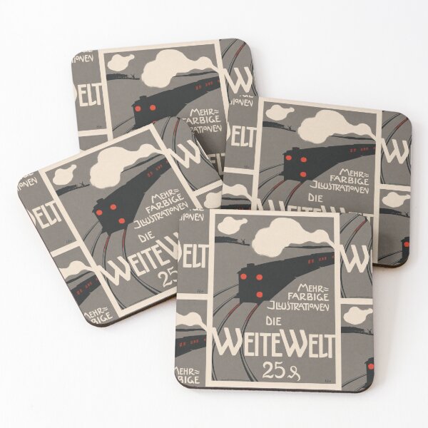 Item preview, Die Weite Welt Illustrated Magazine Locomotive designed and sold by artofuniverse.