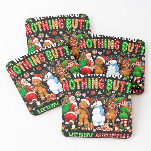 Item preview, We Wish You Nothing Butt A Merry Christmas Funny Gag Gift designed and sold by varin-studio.