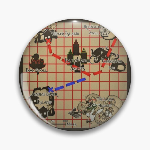 Item preview, Fictional Archipelago Map designed and sold by GWFanShop.