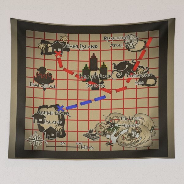 Item preview, Fictional Archipelago Map designed and sold by GWFanShop.