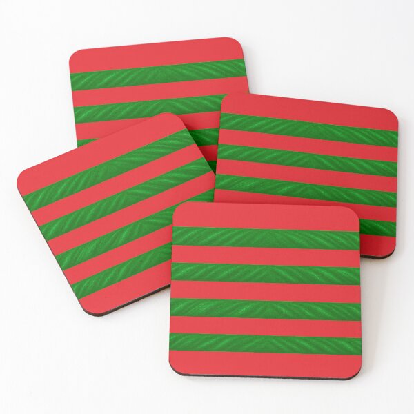 Item preview, Emerald Green Horizontal Stripes – Christmas Color Print Design designed and sold by annenambiro.