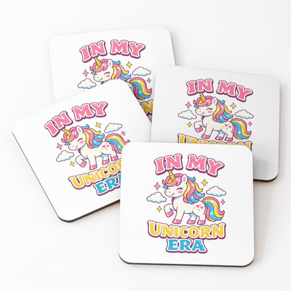Item preview, In My Unicorn Era Cute Fantasy Cartoon Unicorn Lover designed and sold by Photo-Sphere101.