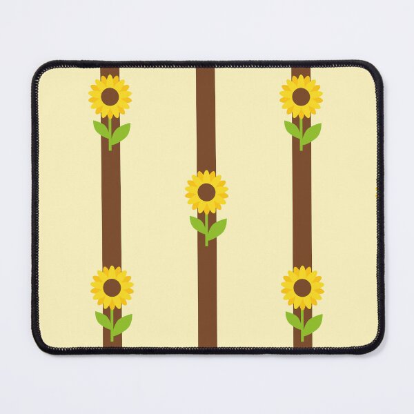 Item preview,  Sunflower Brown Stripe Yellow Background Seamless Pattern designed and sold by Deanmindvortex.