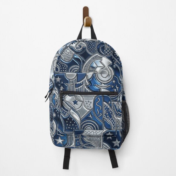 Item preview, Metallic Navy & Silver designed and sold by FunFitsFactory.