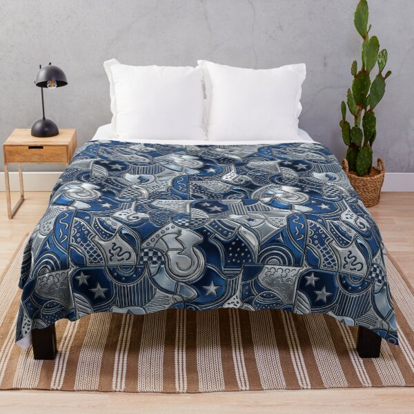 Item preview, Metallic Navy & Silver designed and sold by FunFitsFactory.