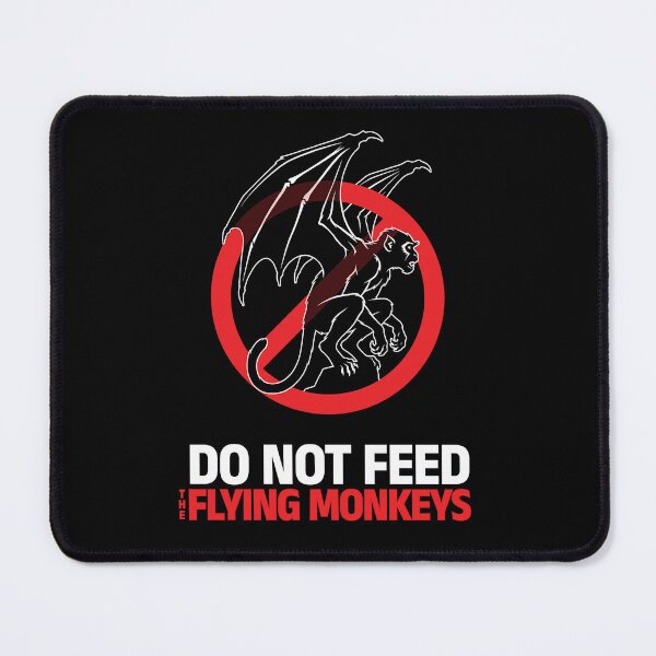 Item preview, Do Not Feed The Flying Monkeys Warning Sign Narcissistic Abuse Survivor designed and sold by QuirkyGuacamole.
