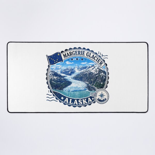 Item preview, Margerie Glacier Alaska Emblem designed and sold by clarkfraser.
