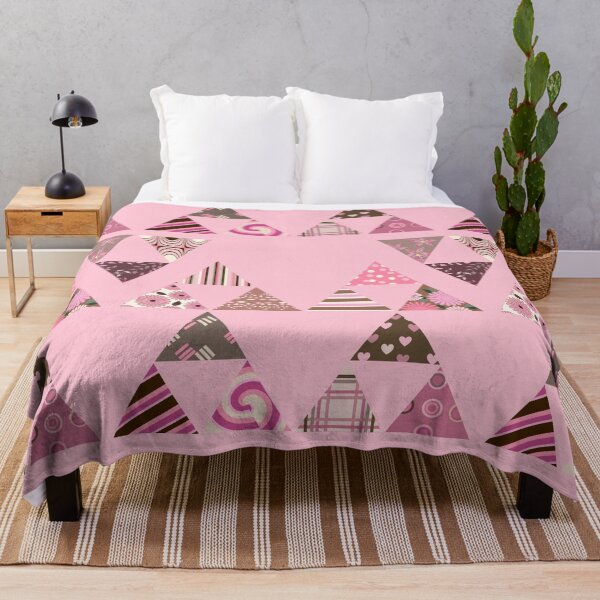 Item preview, Triangle Patches on Pink designed and sold by JaygiesDesign.