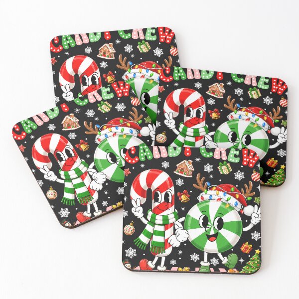 Item preview, Retro Candy Crew Matching Christmas Squad Vintage Cartoon designed and sold by varin-studio.