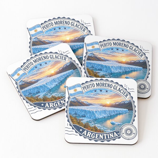 Item preview, Perito Moreno Glacier Argentina Emblem designed and sold by clarkfraser.