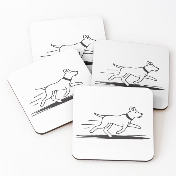 Item preview, A dog dashes across the green zone designed and sold by rasagamastore.
