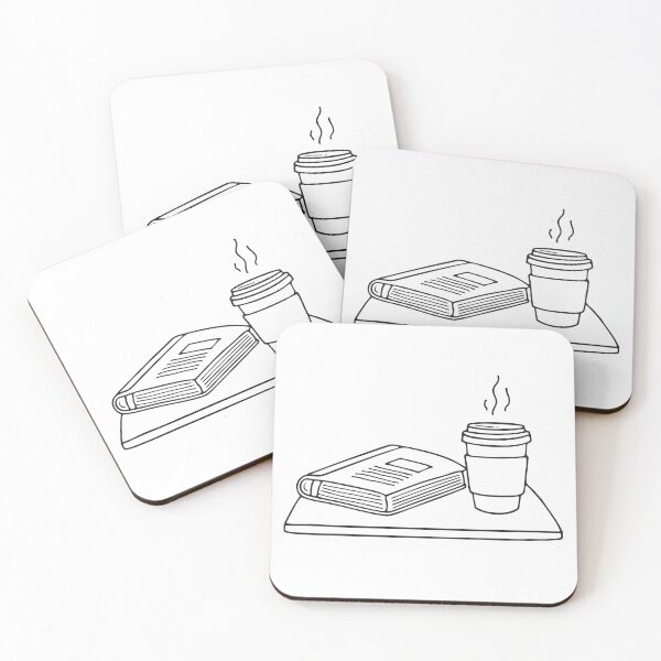 Item preview, A magazine set beside a coffee cup on a wooden tabletop designed and sold by rasagamastore.