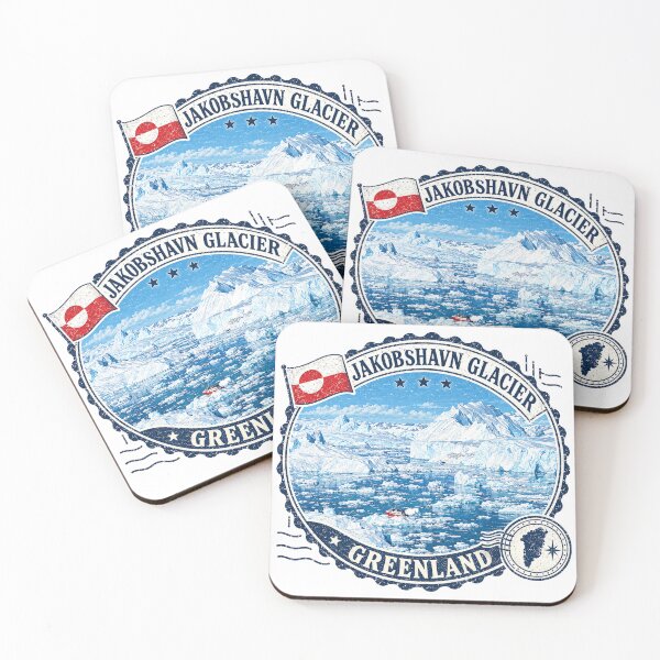 Item preview, Jakobshavn Glacier Greenland Emblem designed and sold by clarkfraser.