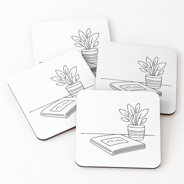 Item preview, A magazine set near a plant casting gentle shadows designed and sold by rasagamastore.