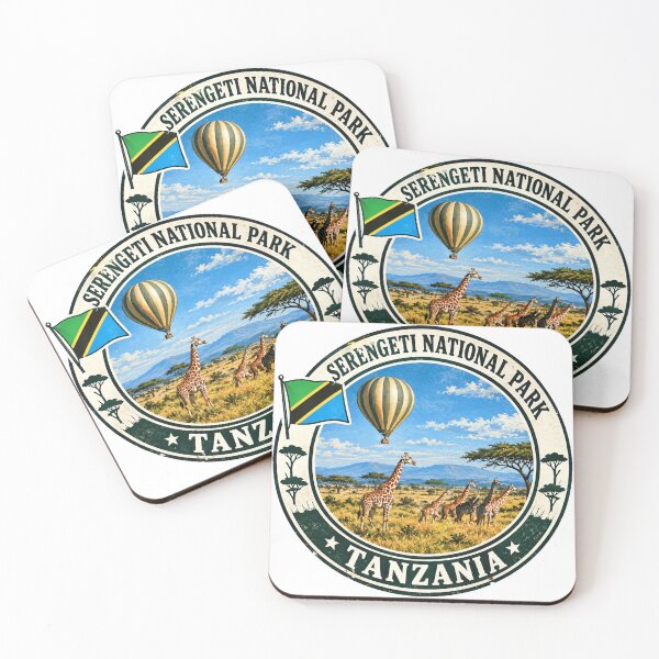 Item preview, Serengeti National Park – Vintage Safari  designed and sold by clarkfraser.